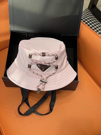 Kitlife Prada Pink Drawstring Bucket Hat 