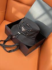 Kitlife Prada Black Drawstring Bucket Hat  - 5