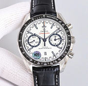 Kitlife Omega Speedmaster Racing Watch White 44mm  - 1