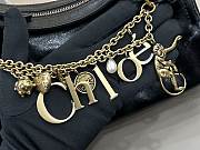 Kitlife Chloe Charms Small Hobo Bag In Black Leather 28.5x18x10cm - 2