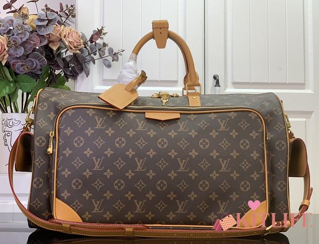 Kitlife Louis Vuitton Keepall Cargo 50 Bag Brown Monogram Canvas M14735 52x23x29cm - 1