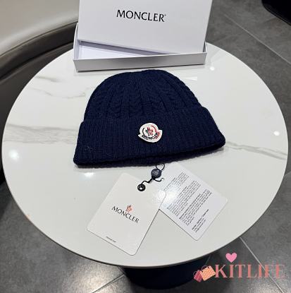 Kitlife Moncler Beanie Dark Blue - 1