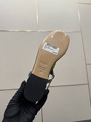 Kitlife Fendi Delfina FFold Dark Flip-flops Grey Cowhide Leather  - 5