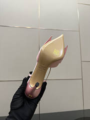 Kitlife Valentino Garavani Bow Embellished Satin Slingback Pumps Pink - 2