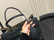 Kitlife Chanel Tote Shopping Bag Black 40x30cm - 3