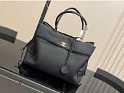 Kitlife Chanel Tote Shopping Bag Black 40x30cm - 2