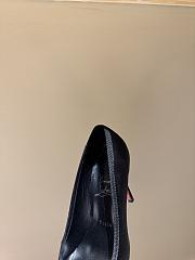 Kitlife Christian Louboutin Cassia Nodo Crepe Black Satin 100mm - 4