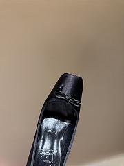 Kitlife Christian Louboutin Cassia Nodo Crepe Black Satin 100mm - 2