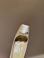 Kitlife Christian Louboutin Cassia Nodo Crepe Beige Satin 100mm  - 4