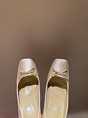Kitlife Christian Louboutin Cassia Nodo Crepe Beige Satin 100mm  - 3