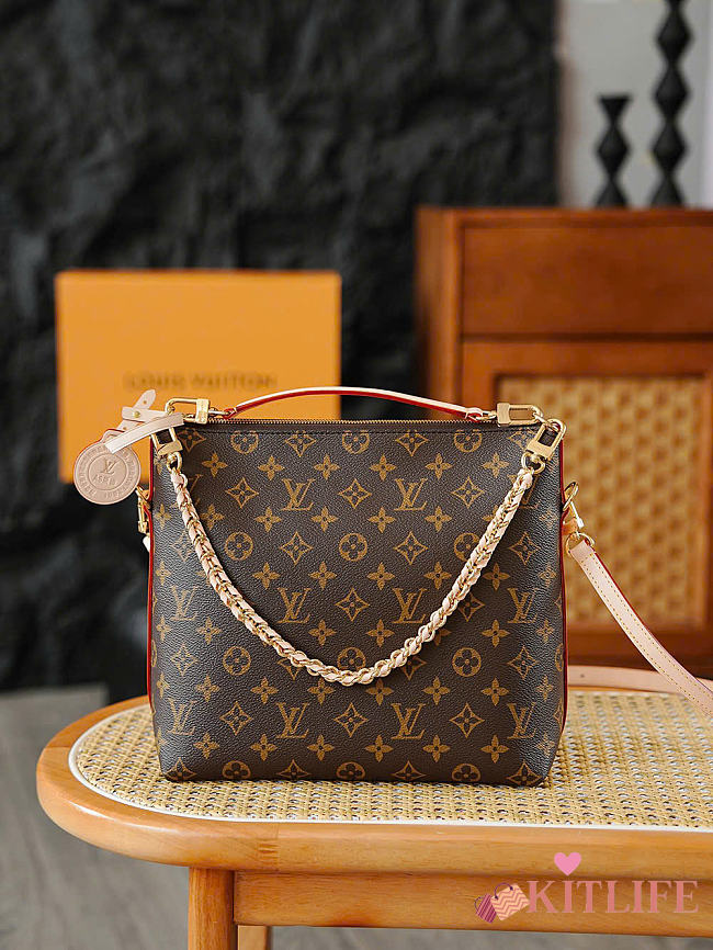 Kitlife Louis Vuitton Multipass Bag Brown Monogram Canvas M27825 30x10x26cm - 1