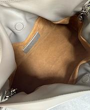 Kitlife Loewe x Albers Flamenco Medium Clutch Bag in White, Black & Grey Nappa Leather 30x24.5x10.5cm - 6