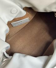 Kitlife Loewe x Albers Flamenco Medium Clutch Bag in Yellow & Off-white Nappa Leather 30x24.5x10.5cm - 4