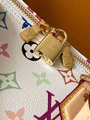 Kitlife Louis Vuitton Speedy Soft 30 LV x TM Bag Multicolor White M27789 30×21×17cm - 4