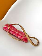 Kitlife Louis Vuitton Pochette Liv Bag Monogram Origine Rose Ruban M27719 24.5x13.5x6.5cm - 2