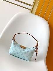 Kitlife Louis Vuitton Pochette Hills Bag Monogram Origine Bleu Courrier M28250 18.5x11x6.5cm - 1