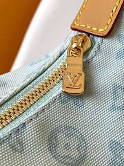 Kitlife Louis Vuitton Pochette Hills Bag Monogram Origine Bleu Courrier M28250 18.5x11x6.5cm - 3