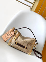 Kitlife Louis Vuitton Side Trunk MM Bag Beige M12480 23.5x16x8.5cm - 1