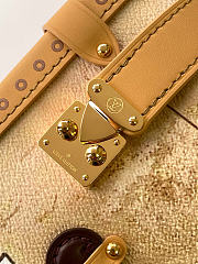 Kitlife Louis Vuitton Side Trunk MM Bag Beige M12480 23.5x16x8.5cm - 2