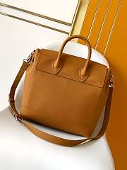 Kitlife Louis Vuitton Steamer 30 Bag Tan Calfskin Leather M26758 32x33x14cm - 4