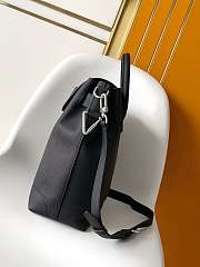 Kitlife Louis Vuitton Steamer 30 Bag Black Calfskin Leather M27061 32x33x14cm - 5