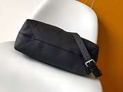 Kitlife Louis Vuitton Steamer 30 Bag Black Calfskin Leather M27061 32x33x14cm - 4