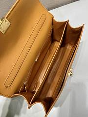 Kitlife Prada Soft Sound Medium Amber Leather Shoulder Bag 1BN023 28x16x10cm - 6