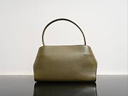 Kitlife Ferragamo Hug Soft Green Olive Leather Handbag 34x25.5x15.5cm  - 6
