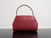 Kitlife Ferragamo Hug Soft Red Leather Handbag 34x25.5x15.5cm - 3