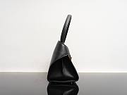 Kitlife Ferragamo Hug Soft Black Leather Handbag 34x25.5x15.5cm  - 6