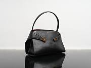 Kitlife Ferragamo Hug Soft Black Leather Handbag 34x25.5x15.5cm  - 3