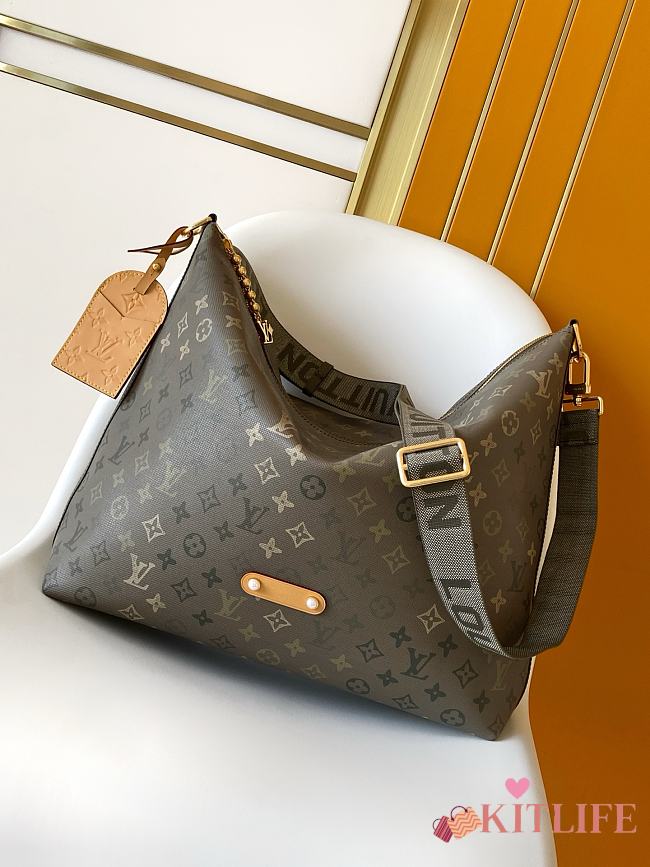 Kitlife Louis Vuitton Vagabond Hobo Bag Green M27181 38x35x12cm - 1