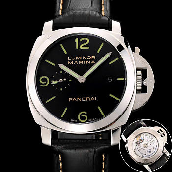 Kitlife Panerai Luminor Watch Black 44mm