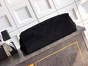 Kitlife Chanel 26C Maxi Hobo Bag Black Suede Calfskin 35x38x14cm - 4