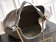 Kitlife Chanel 26C Maxi Hobo Bag Grey Suede Calfskin 35x38x14cm  - 4