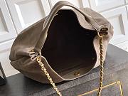 Kitlife Chanel 26C Maxi Hobo Bag Taupe Suede Calfskin 35x38x14cm  - 2