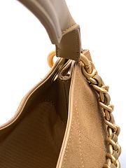 Kitlife Chanel 26C Maxi Hobo Bag Beige Suede Calfskin 35x38x14cm  - 6