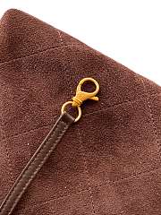 Kitlife Chanel 26C Maxi Hobo Bag Dark Brown Suede Calfskin 35x38x14cm - 4