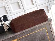 Kitlife Chanel 26C Maxi Hobo Bag Dark Brown Suede Calfskin 35x38x14cm - 2