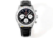 Kitlife Breitling Navitimer B01 Chronograph Watch Black & White 43mm - 1