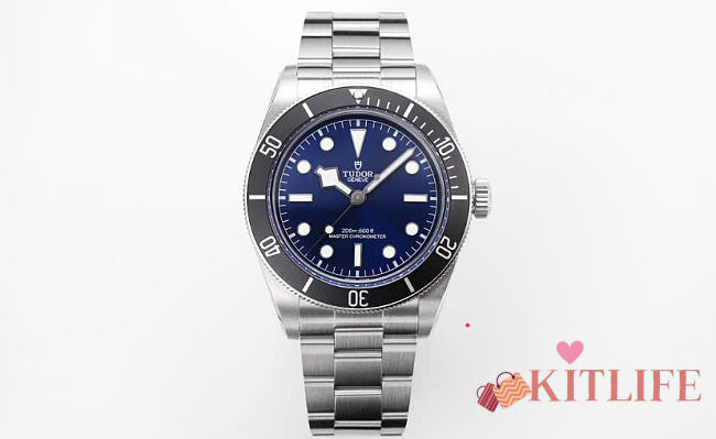 Kitlife Tudor Watch 43mm Steel Case Blue Dial  - 1