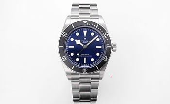 Kitlife Tudor Watch 43mm Steel Case Blue Dial 