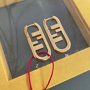 Kitlife Fendi O’Lock Single Earring Gold - 5