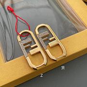 Kitlife Fendi O'Lock Earrings Gold-colored - 6