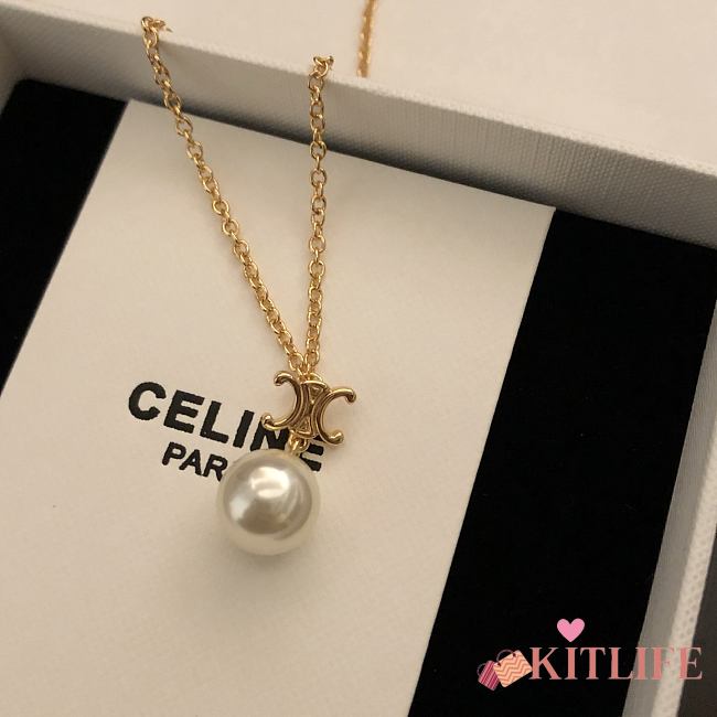 Kitlife Celine Arc de Triomphe Pendant Necklace  - 1