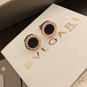 Kitlife Bvlgari Rose Gold Necklace Set With Black Onyx - 5