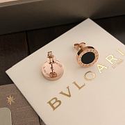 Kitlife Bvlgari Rose Gold Necklace Set With Black Onyx - 4