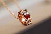 Kitlife Bvlgari Serpenti Necklace With Green / White / Red Pendant - 3