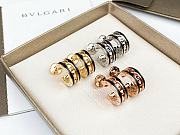 Kitlife Bvlgari B.zero 1 Studded Ceramic Edge Earrings in Gold / Rose Gold / Siver - 1