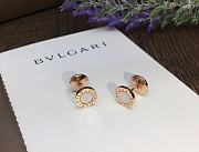 Kitlife Bvlgari Earrings With Black / White Onyx in Gold / Rose Gold / Silver - 3